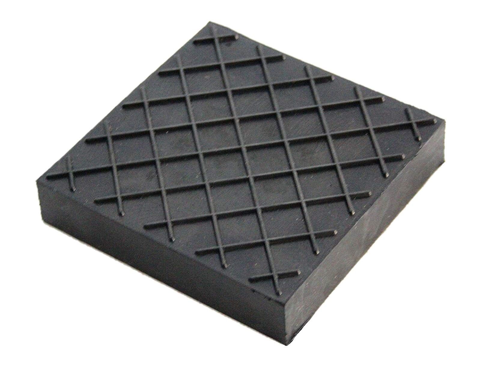 80x80x20mm Gummiauflage mit Waffeloberfläche für Wagenheber und Hebebühnen von sarian