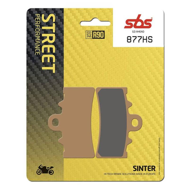 SBS - Plaquettes De Frein Moto 877Hs Streetexcel Métal Sintérisé von SBS