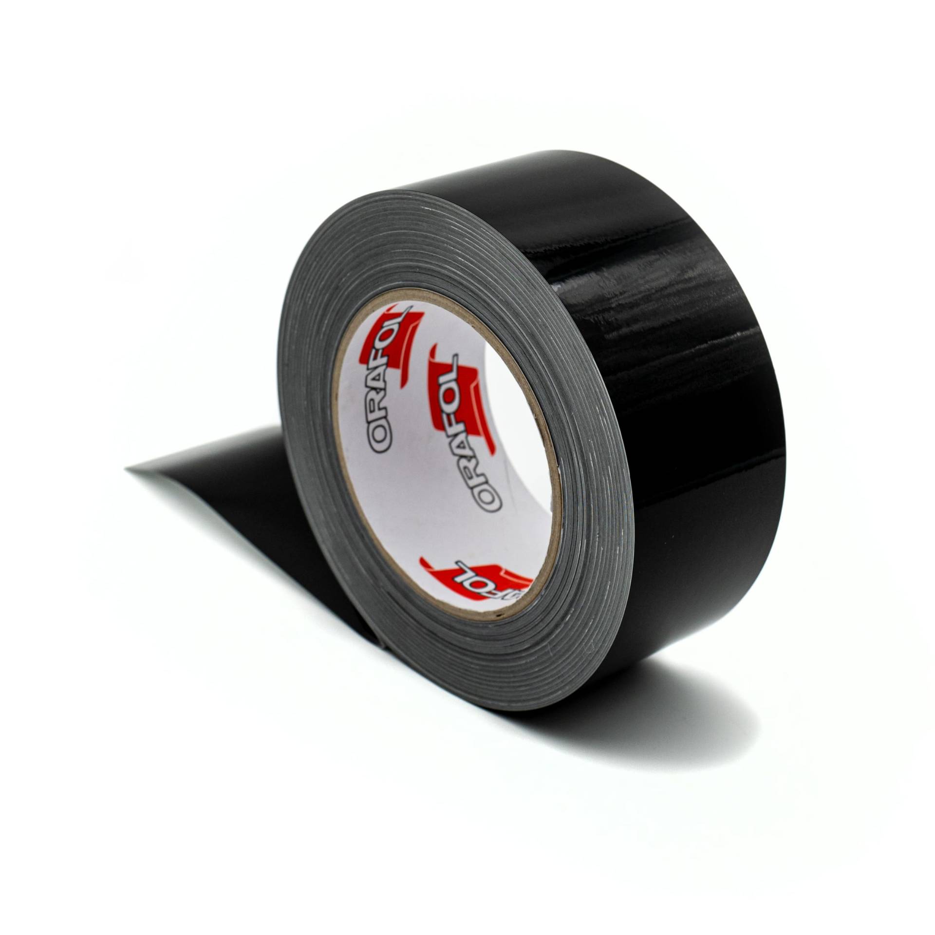 scheibentoenungPRO Oracal 970RA 31,96€/m² Chrome Delete Tape 5cm x 25m - Zierleisten Folie Schwarz glänzend von scheibentoenungPRO