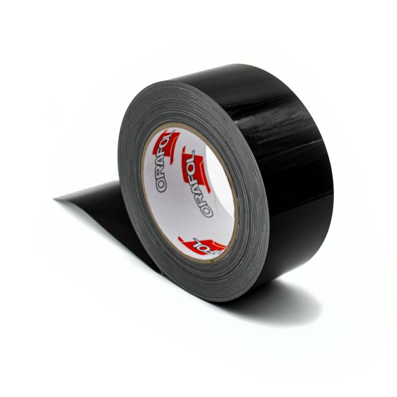 scheibentoenungPRO Oracal 31,96€/m² Chrome Delete Tape 5cm x 25m - Zierleisten Folie Schwarz glänzend von scheibentoenungPRO