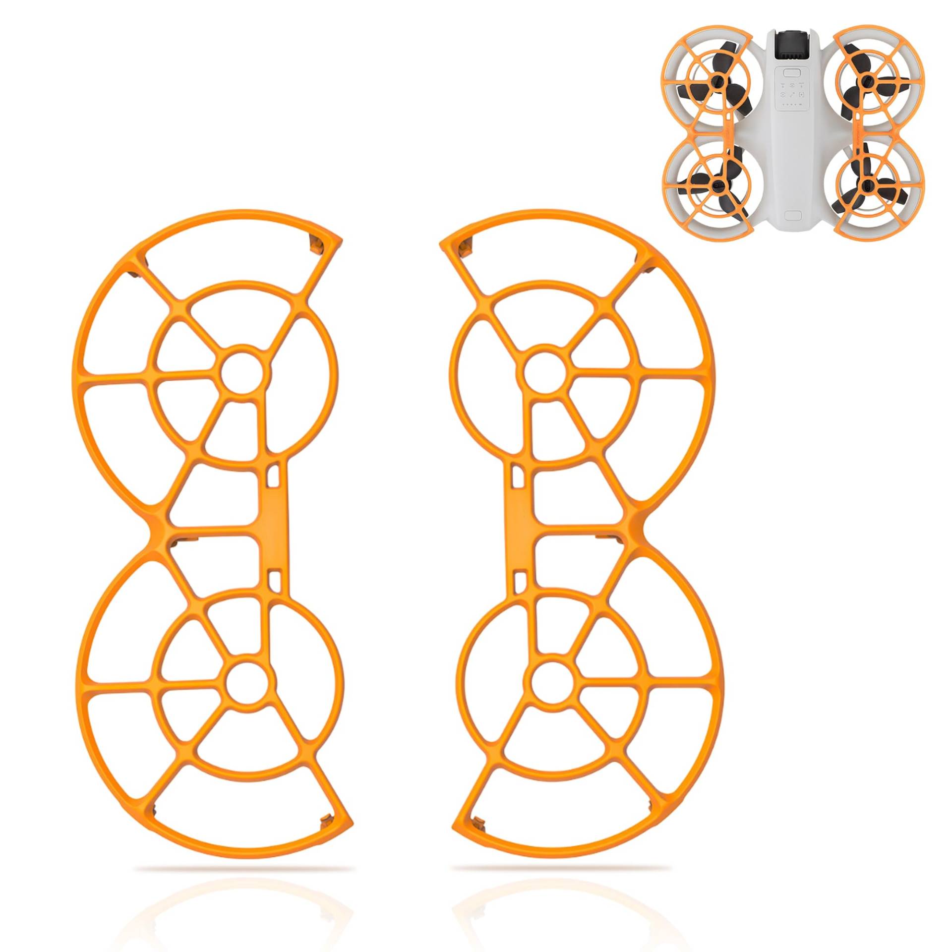 Drohnenschutz für DJI Neo,Komplettes Propellerschutz,Schutzring für DJI für Neo,Vollständiger Schutz für Drohnenpropeller(orange) von sdhiiolp