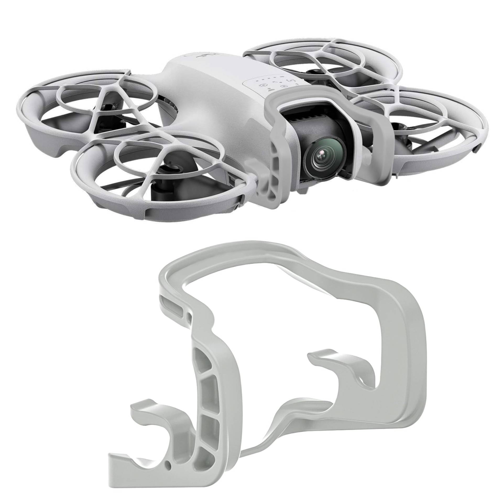 Gimbal Bumper Guard für DJI Neo Zubehör Antikollisionsschutz Schutzleiste für DJI Neo Fly Combo Drohne Zubehör (Gray) von sdhiiolp