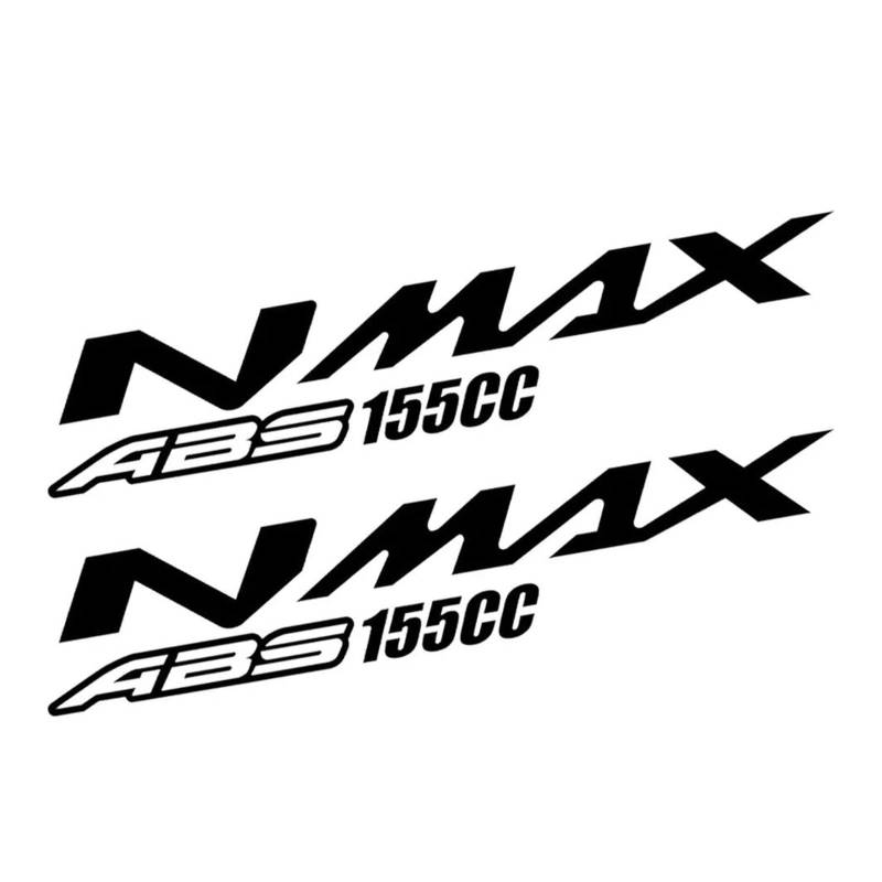 Für NMAX 155 Nmax160 Nmax150 Nmax125 NMAX Reflektierende Roller Körper Seite Streifen Verkleidung Aufkleber Logo Aufkleber(Black C) von senheipengouou