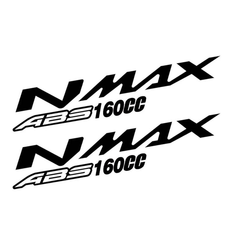 Für NMAX 155 Nmax160 Nmax150 Nmax125 NMAX Reflektierende Roller Körper Seite Streifen Verkleidung Aufkleber Logo Aufkleber(Black D) von senheipengouou