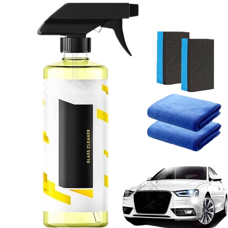 Shine Glass Cleaner, Shine Sparkle Glass Cleaner, Car Care Shine Glass Cleaner (1 Flasche) von shenyoukong