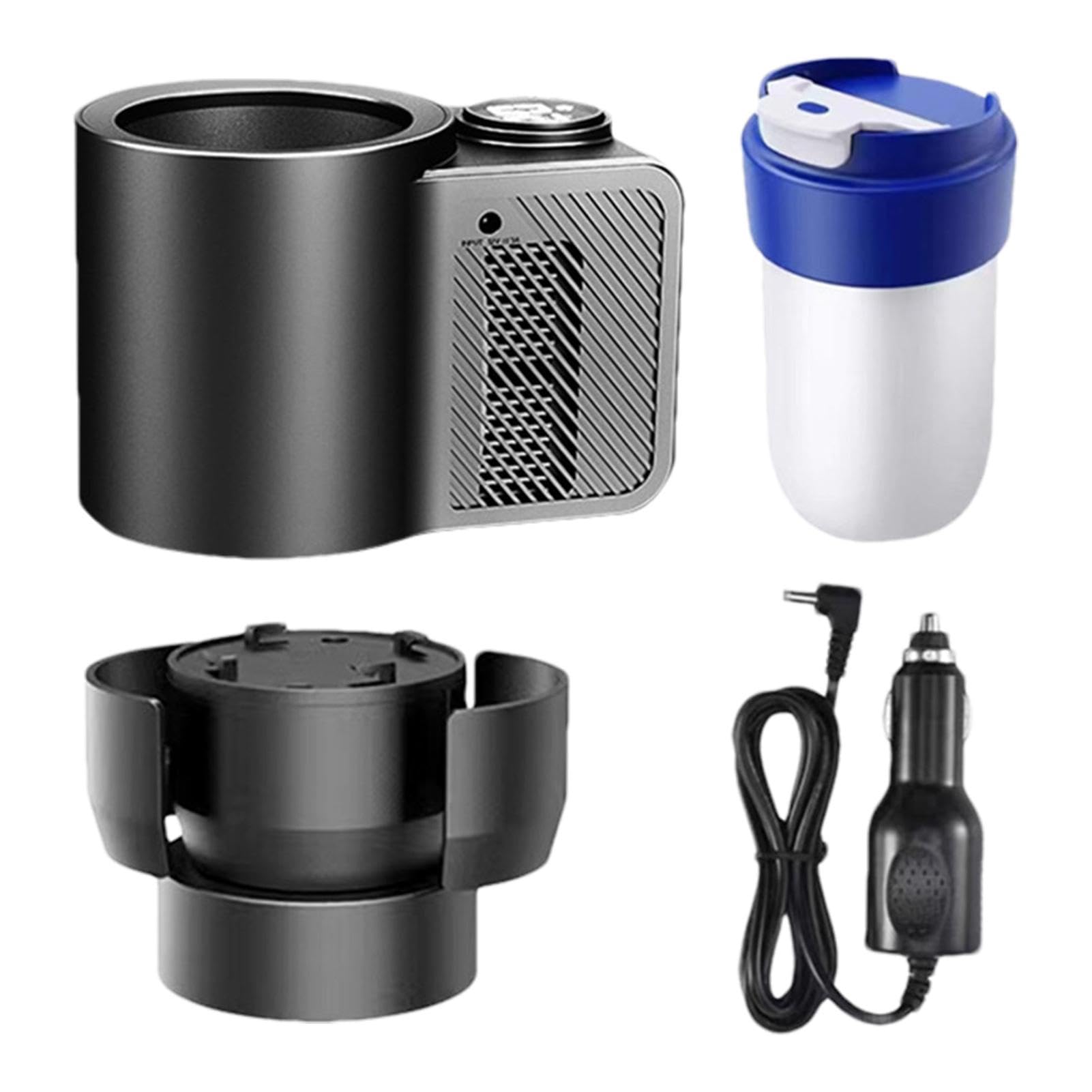 Heating and Cooling Car Cup Holder - 2-in-1 Smart Cup Mug Holder, Quick Heating and Cooling for Water, Milk, Coffee, and Beverages, 12V 36W Smart Car Cup Mug Holder - 2-in-1 Heating and Cooling Car B von shjxi