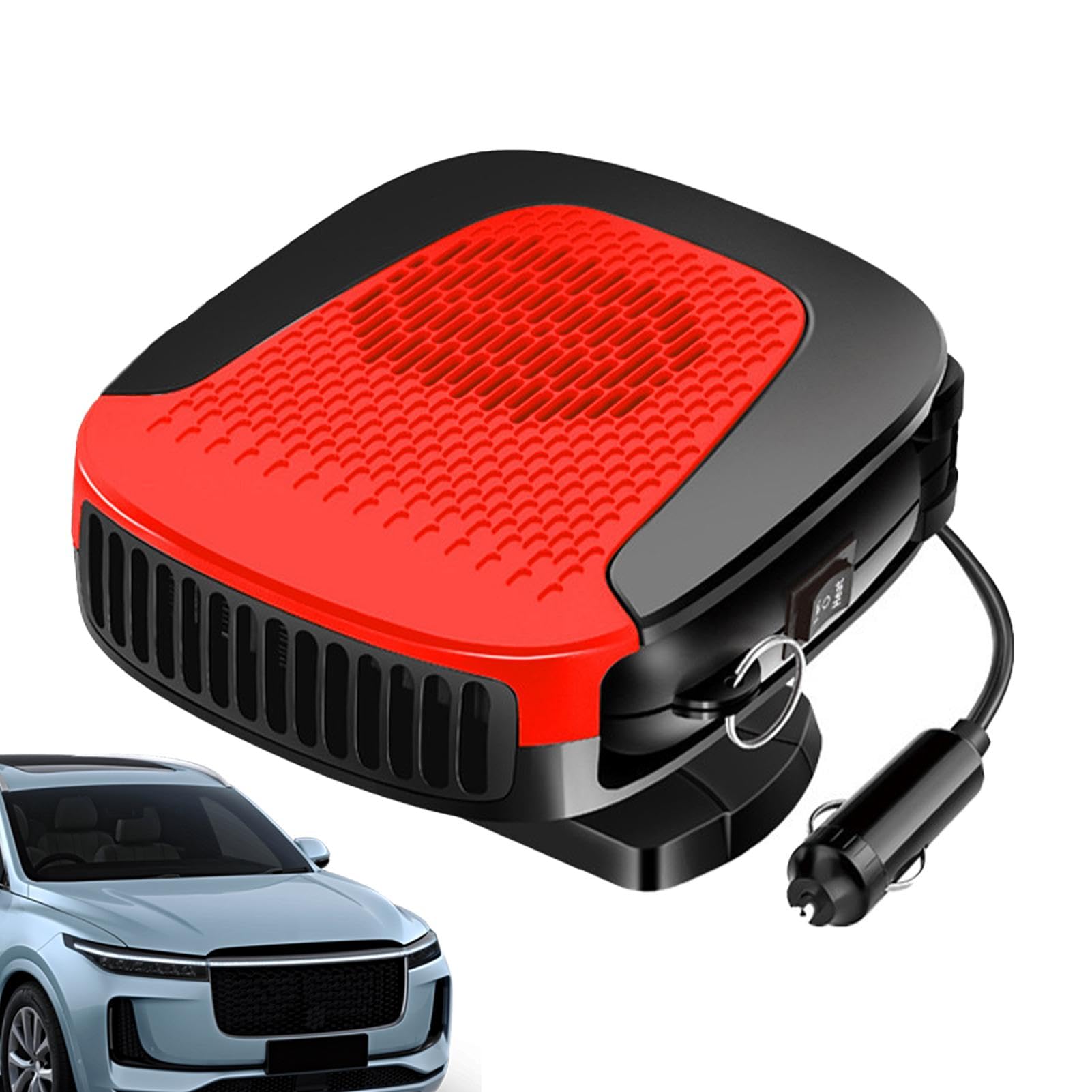 Portable Heater for Car, 12V Window Defroster Car Heater, Windshield Defogger, Plug in Car Defroster Heating/Cooling Fan, Portable Car Heater for RV SUV, Fast Defrosting & Defogging von shjxi