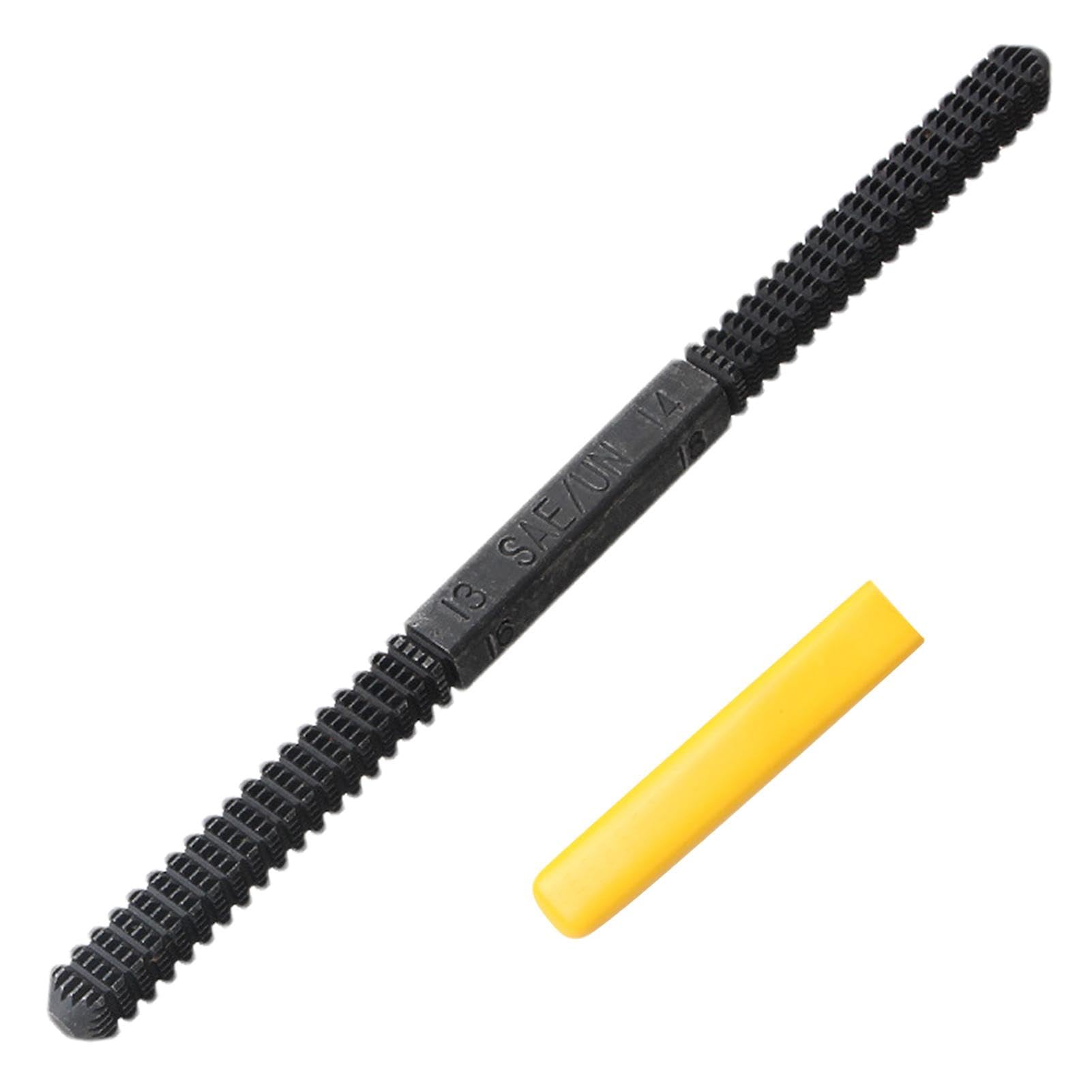 Thread Restorer File Tool, Carbon Steel Thread Repair File, Sturdy Thread Repair Tool, Multifunctional Thread Restorer, Heavy Duty Steel Thread File, High Hardness Thread Repair File for Water Pipes von shjxi