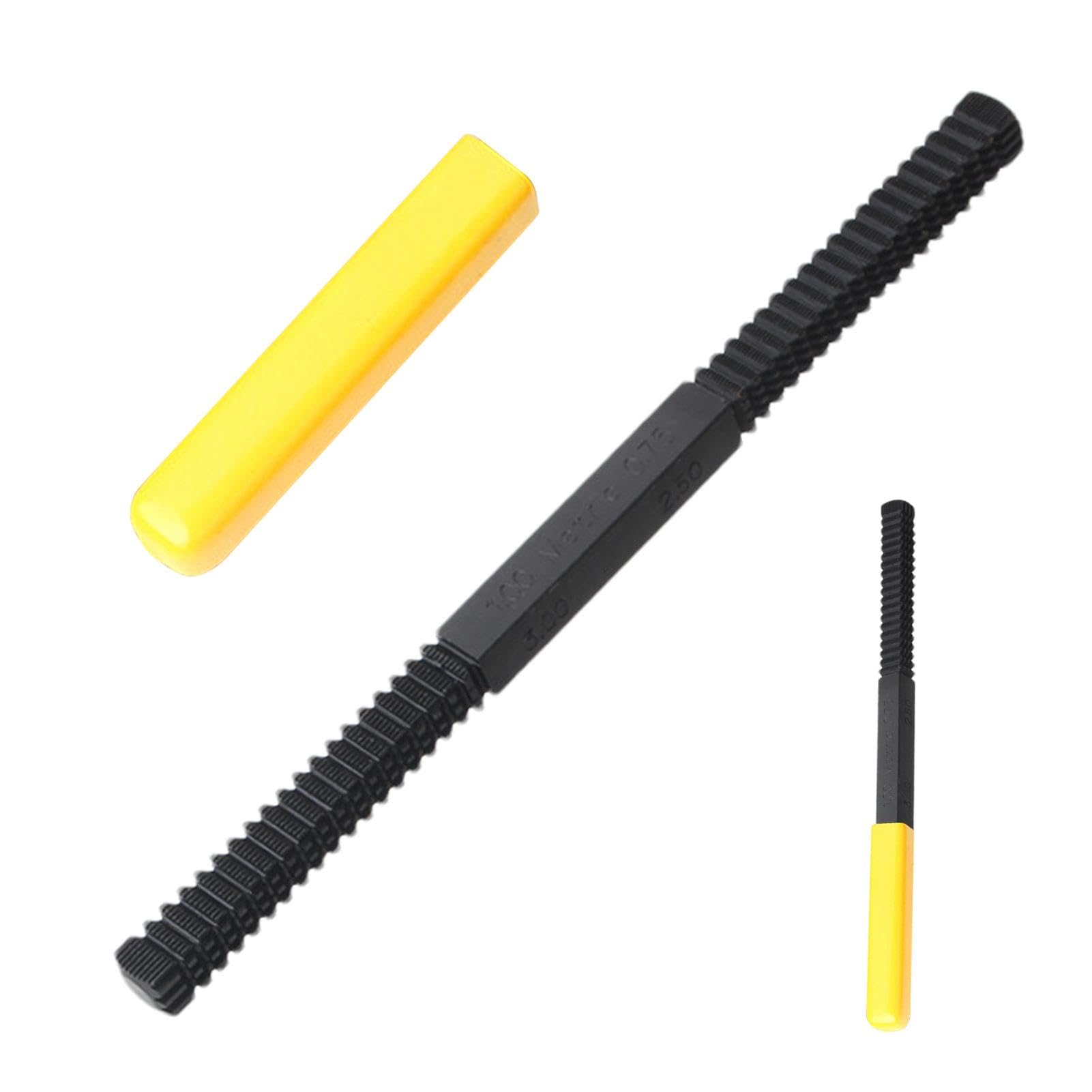 Thread Restorer File Tool, Carbon Steel Thread Repair File, Sturdy Thread Repair Tool, Multifunctional Thread Restorer, Heavy Duty Steel Thread File, High Hardness Thread Repair File for Water Pipes von shjxi