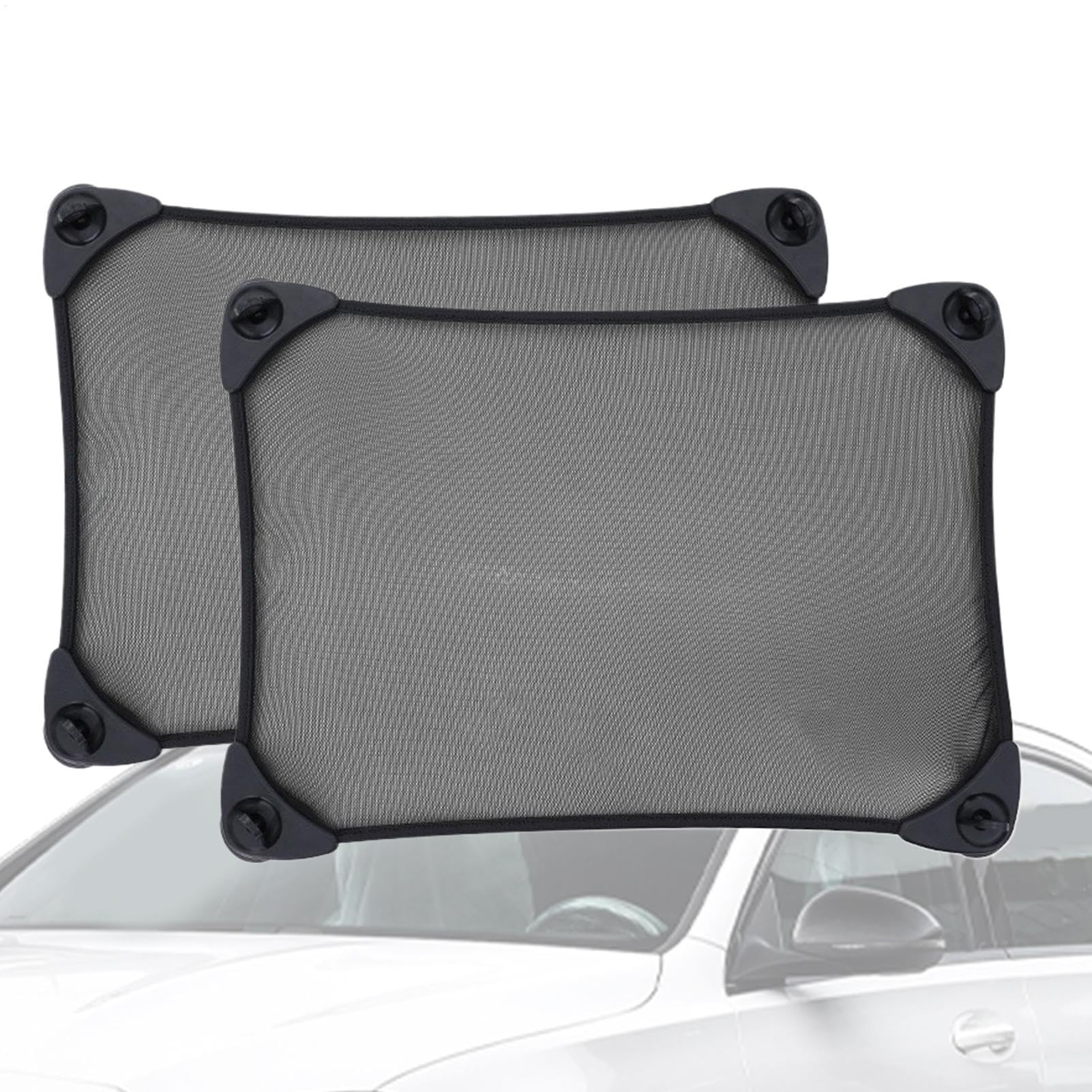 shpuuyy Autofenster Sonnenschatten, Auto -Seitenfenster Sonnenschirm | Mesh Sun Shade Blocker für Auto | Elastischer Autositzlichtschutz für Kleinkind, Kinder, Passagiere, Frauen von shpuuyy