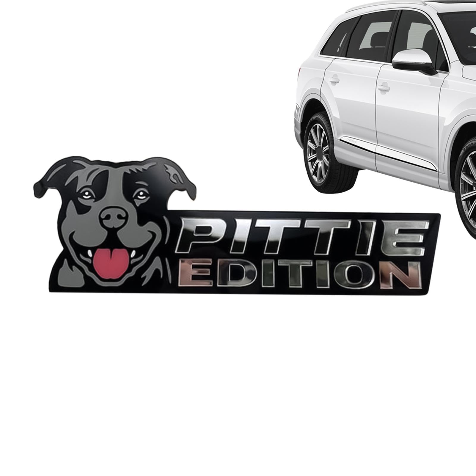 shpuuyy Hunde-Autoaufkleber, Dog Edition-Autoabzeichen | Lustiges Automobil-Auto-Abzeichen | Acryl-Autoaufkleber, Stoßstangenaufkleber, Abzeichenaufkleber für Autos, Autoembleme und Abzeichen für von shpuuyy