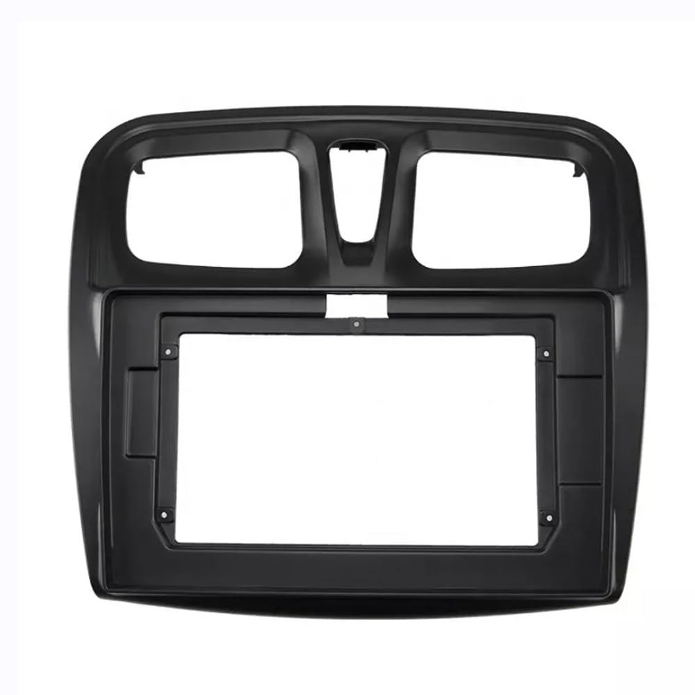 Auto-Audio-Rahmen 2 Din 9 Zoll Autoradio Blenden/Fit for Sandero Symbol Logan 2014+ Armaturenbrett Rahmen Installation DVD GPS MP5 Multimedia Player Autoradio Radioblende Doppel(Frame cord canbus,10.1 von shunvcw