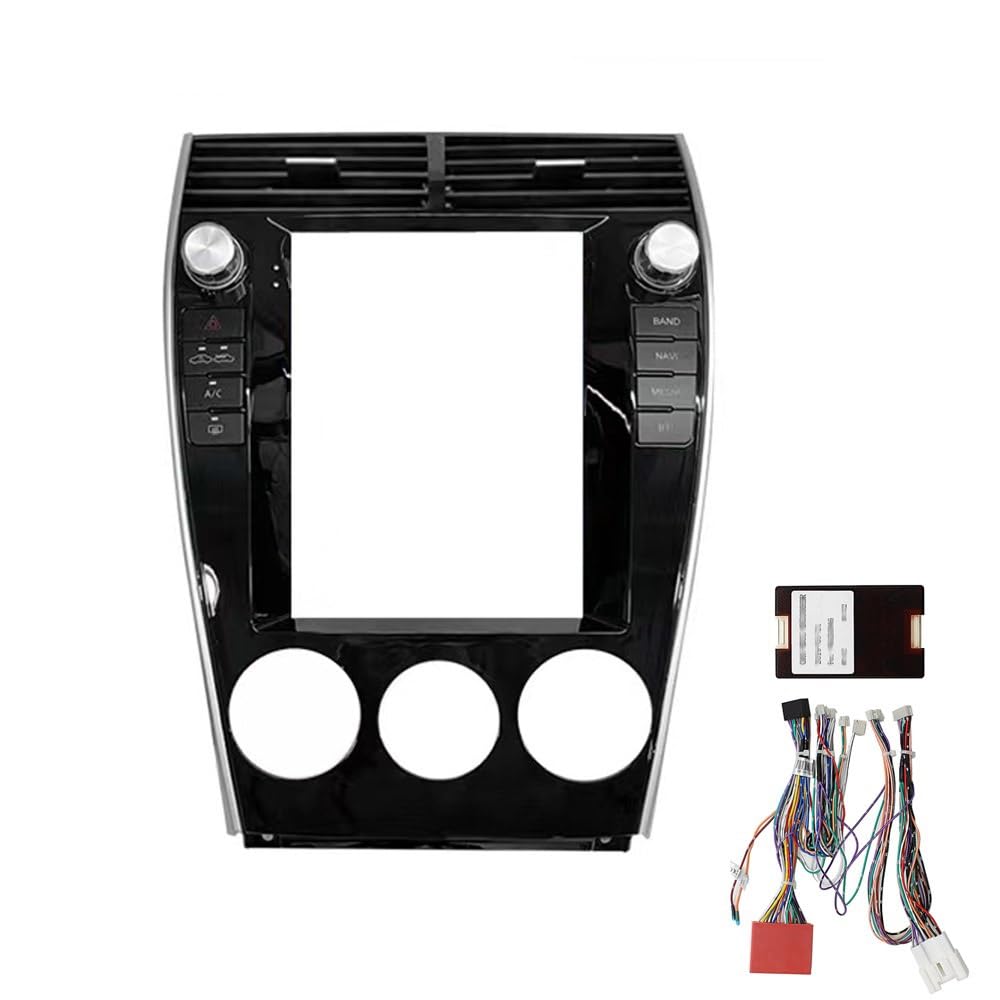 Auto-Audio-Rahmen 9,7 Zoll 2-Din-Autoradio-Armaturenbrett/Passend for Mazda-6-2004-2015 Stereo-Panel, for Teyes-Autopanel mit Dual-Din-CD-DVD-Rahmen Autoradio Radioblende Doppel von shunvcw