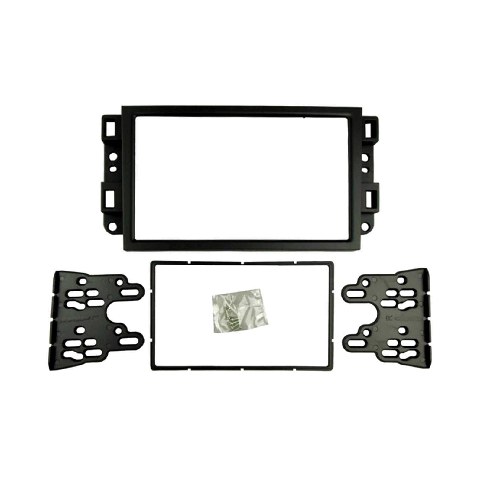 Auto-Audio-Rahmen Auto Doppel-DIN-Blende/Fit for Chevrolet Aveo Lova Captiva Gentra Radio DVD-Stereo-Panel Armaturenbrett-Montage-Installationsverkleidungssatz Autoradio Radioblende Doppel(173X98 mm) von shunvcw