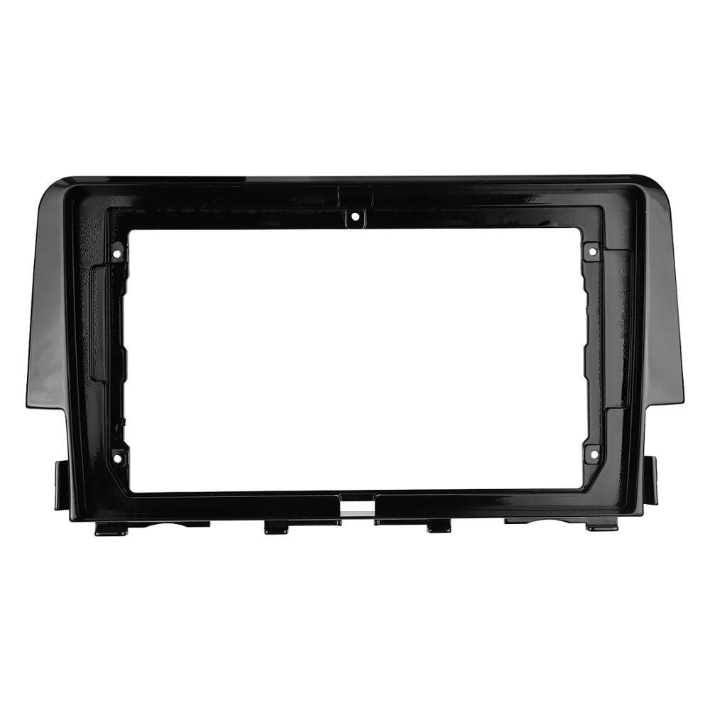 Auto-Audio-Rahmen Auto Doppel-DIN-Blende Rahmen Stereo-Panel Frontblende/Fit for Honda Civic 2016 9 Zoll Armaturenbrett Umrüstung Installation Trim Kit Autoradio Radioblende Doppel von shunvcw