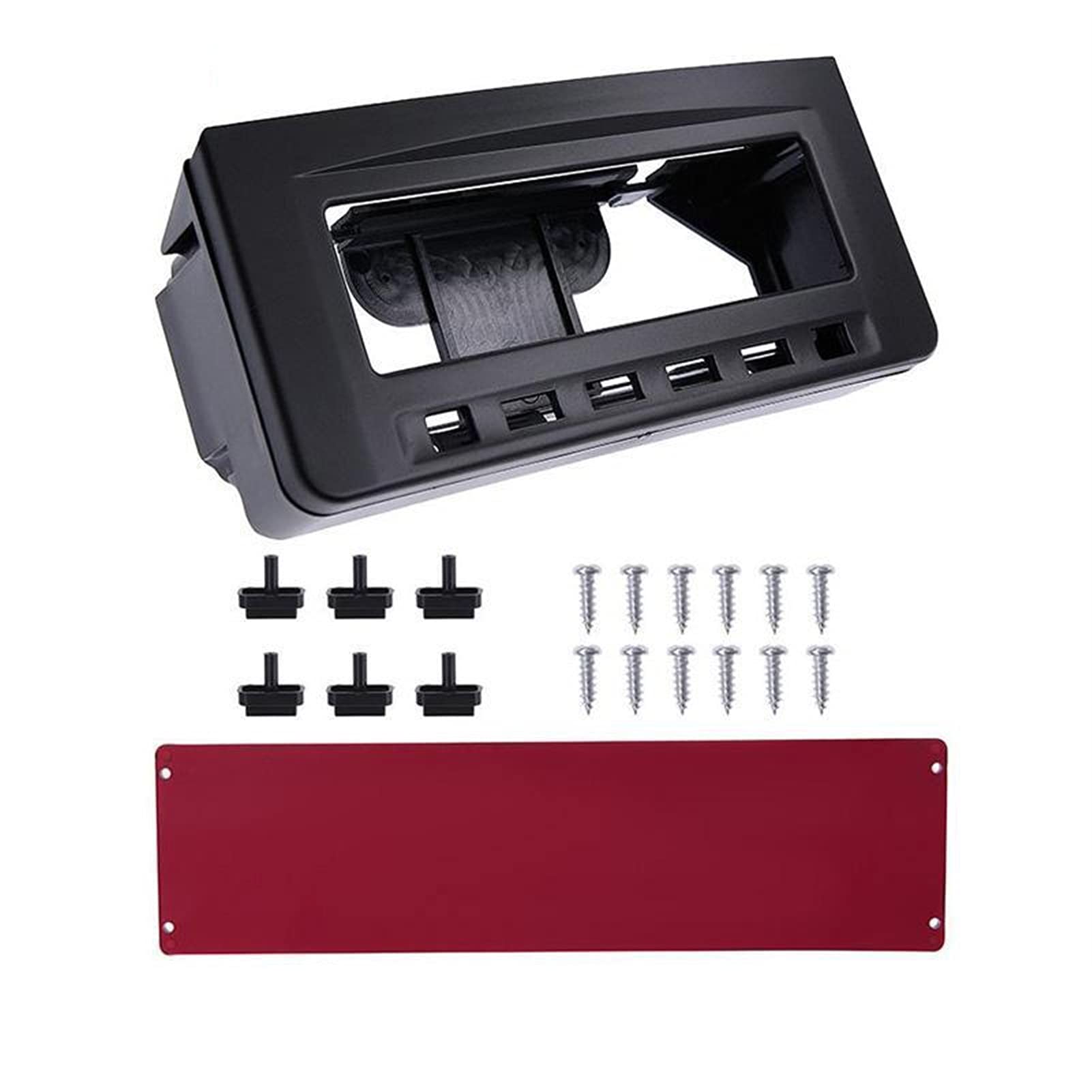 Auto-Audio-Rahmen Autoradio-Blende/Passend for Mitsubishi Pajero Sport Triton L200 Mornitor MID Frame Radio DVD Dash Mount Kit Blende Frontplatte Autoradio Radioblende Doppel von shunvcw