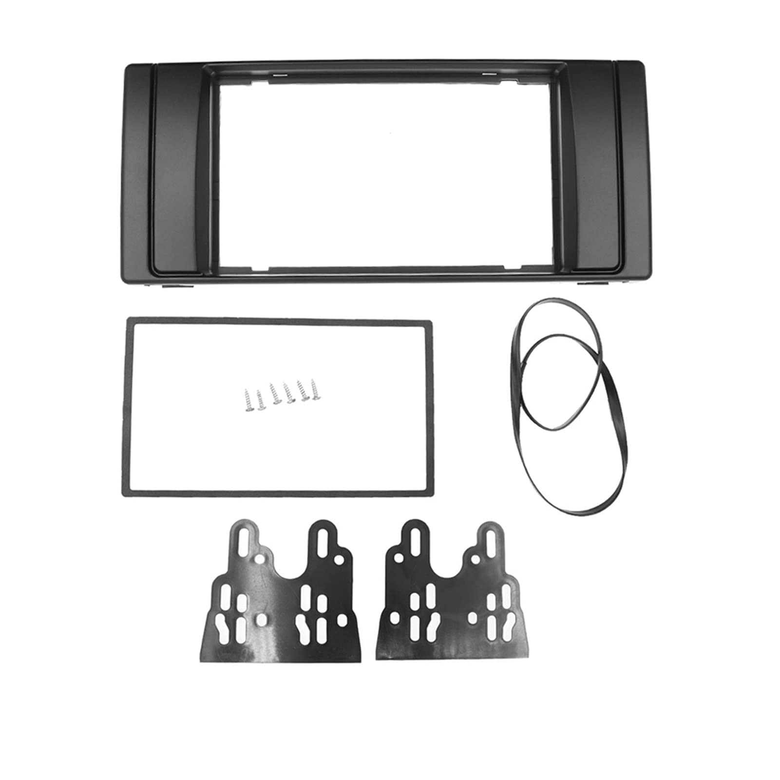 Auto-Audio-Rahmen Doppel-DIN-Autoradio-Blende/Fit for BMW X5 E53 5 E39 1995-2003 DVD-Stereo-Radio-Rahmen-Panel-Installations-Trim-Kit-Blende Autoradio Radioblende Doppel(173x98) von shunvcw