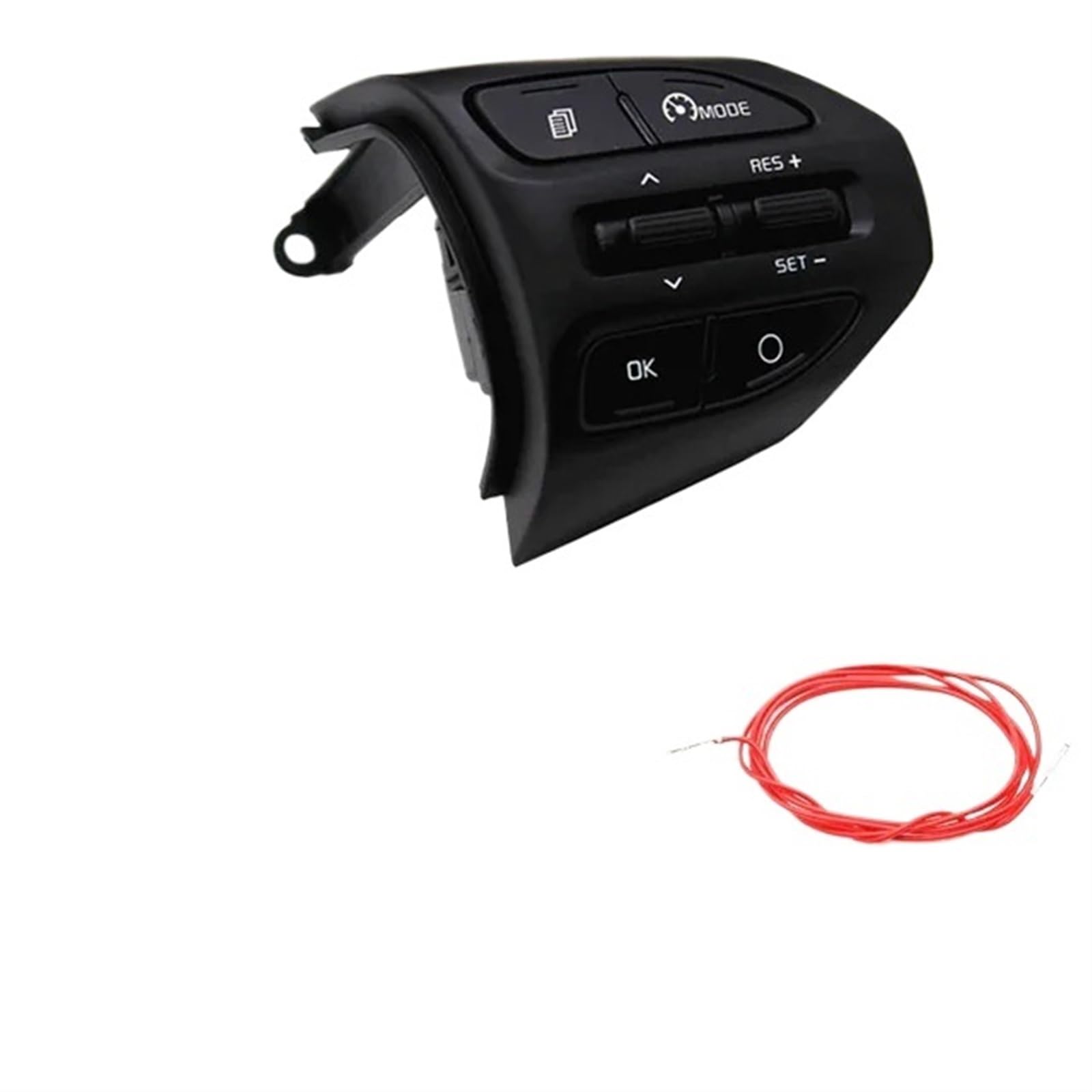 Lenkrad Tasten Schalter Baugruppe Ersetzen Lenkung/Fit for KIA K2 Rio X LINE Tasten Bluetooth Telefon Tempomat Lautstärke Lenkrad Knopfschalter Multifunktions Lenkrad Tastenschalter(OK-red Wire) von shunvcw