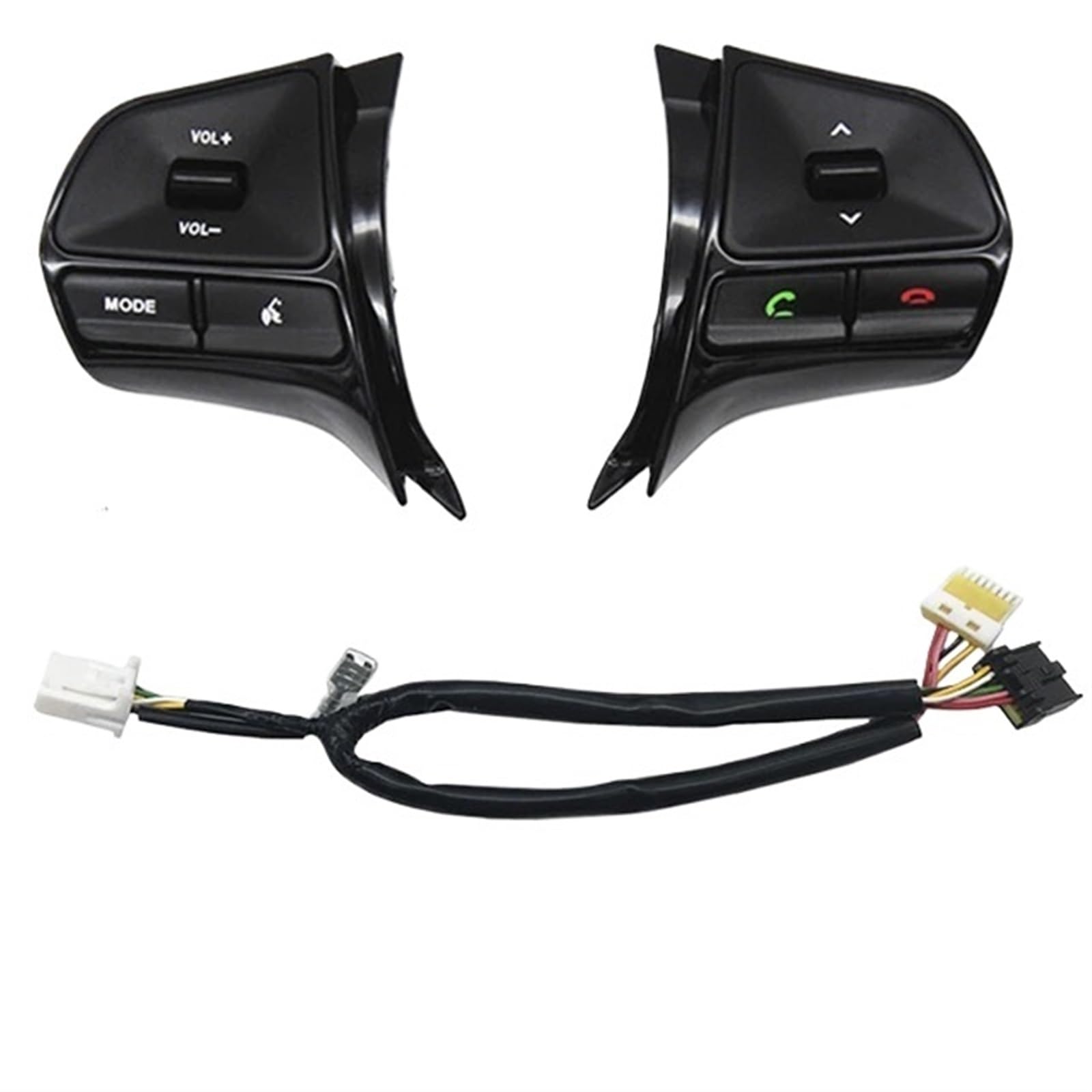 Lenkrad Tasten Schalter Baugruppe Ersetzen Lenkung/Fit for KIA Rio 2011-2014 Multifunktionale Lenkradsteuerung Taste Audio Telefon Lautstärkeschalter for Bluetooth Autozubehör Multifunktions Lenkrad von shunvcw