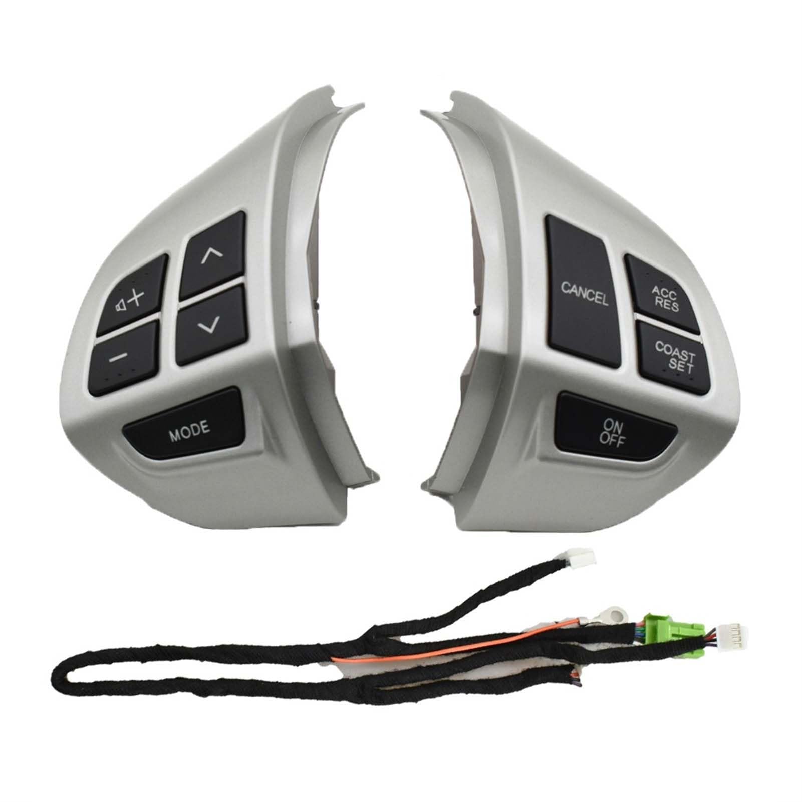 Lenkrad Tasten Schalter Baugruppe Ersetzen Lenkung Bluetooth-Telefon-Tempomat-Lenkradschalter, Auto-Ersatzteile, Lenkradtasten, passend for Mitsubishi Outlander 2007–2012 Multifunktions Lenkrad Tasten von shunvcw