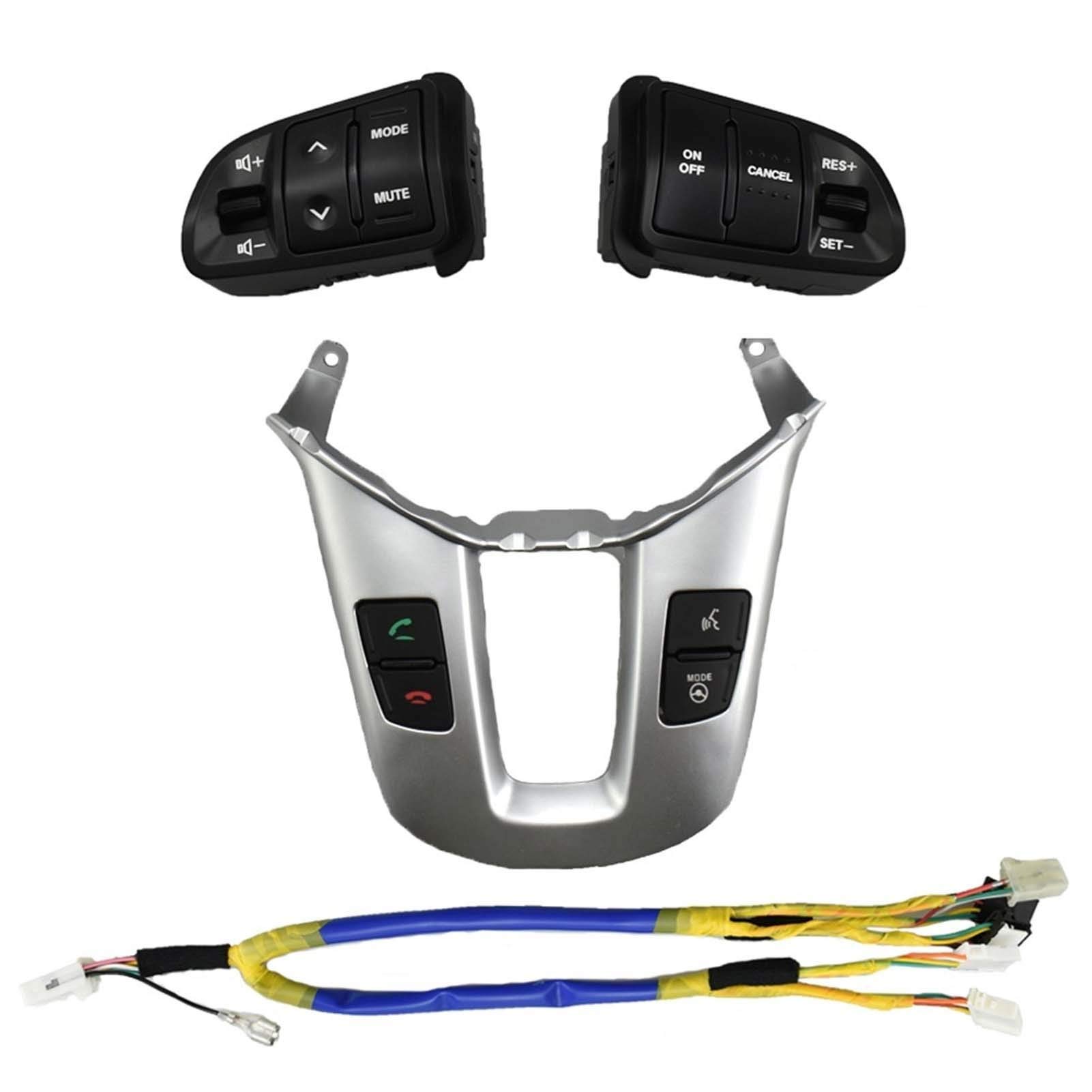 Lenkrad Tasten Schalter Baugruppe Ersetzen Lenkung Lenkradschalter Bluetooth-Taste/Passend for Kia Sportage SL Anrufbeantworter Multifunktions Lenkrad Tastenschalter(1set 14pins) von shunvcw