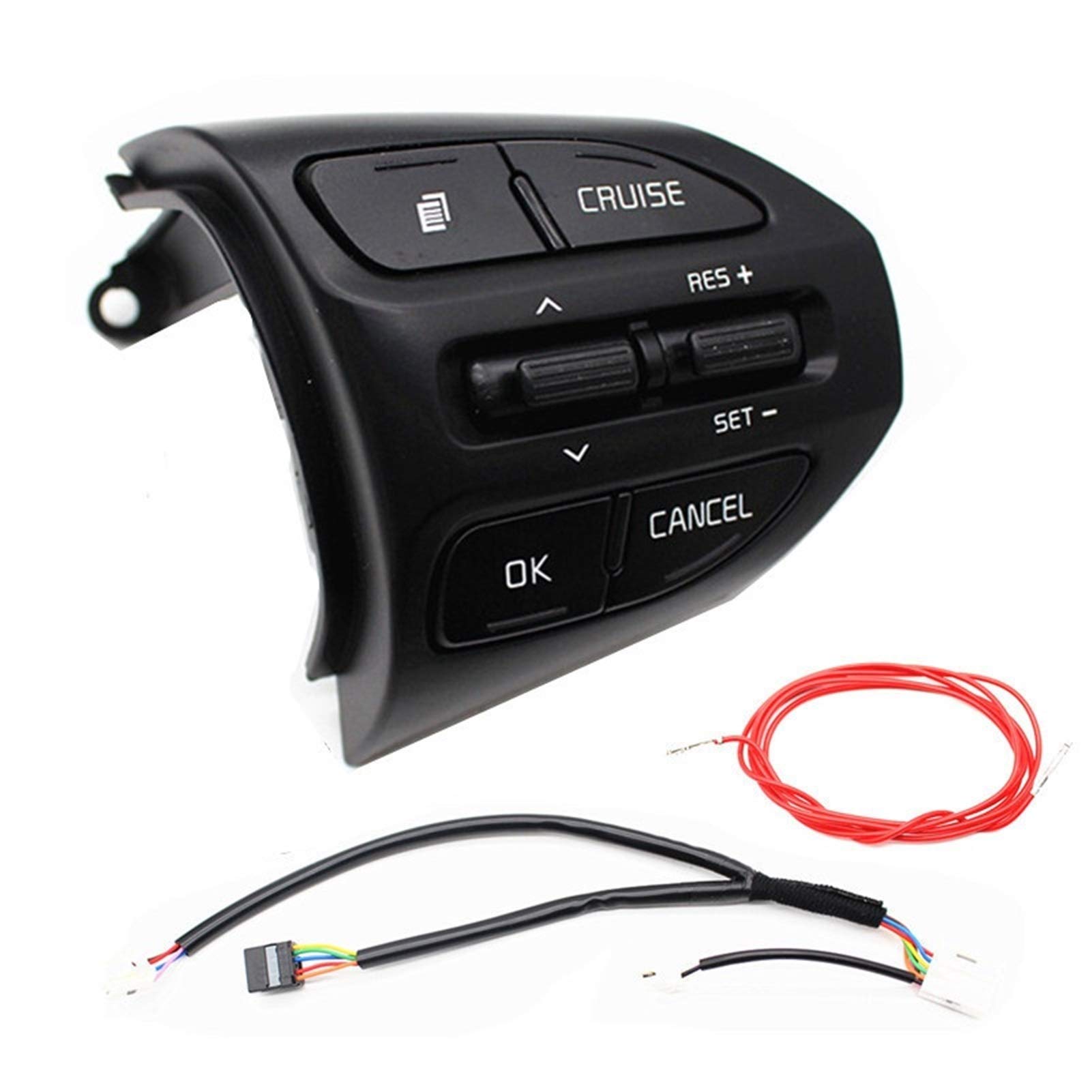 Lenkrad Tasten Schalter Baugruppe Ersetzen Lenkung Original Lenkrad Taste/Fit for KIA K2 RIO 2017 2018 RIO X LINE Tasten Bluetooth Telefon Tempomat Lautstärke Multifunktions Lenkrad Tastenschalter(Cru von shunvcw