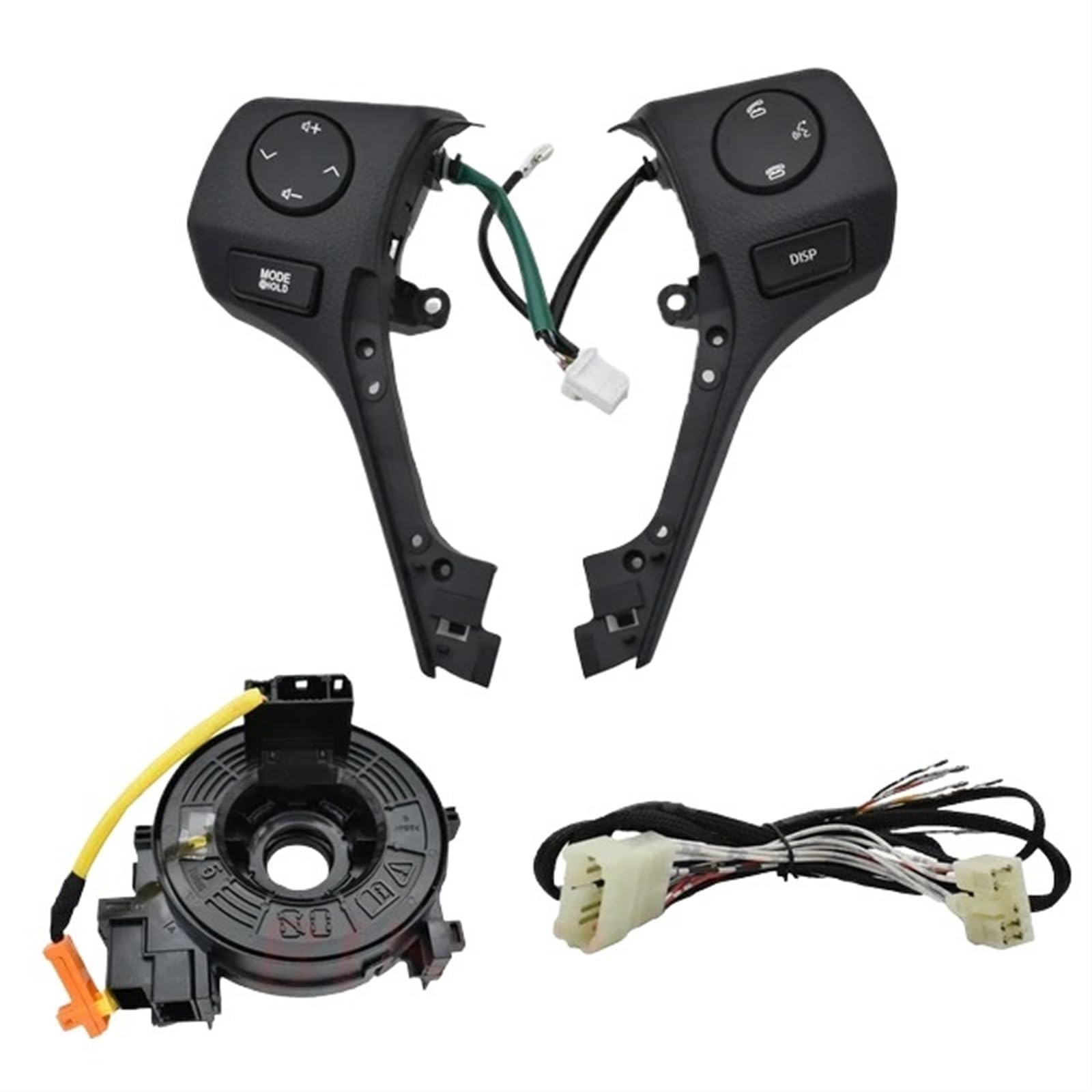 Lenkrad Tasten Schalter Baugruppe Ersetzen Lenkung Tasten Bluetooth Telefon Lenkrad Audio Steuertaste 84250-02560 / Passend for TOY.OTA Corolla RAV4 2014 2015 Multifunktions Lenkrad Tastenschalter(Swi von shunvcw