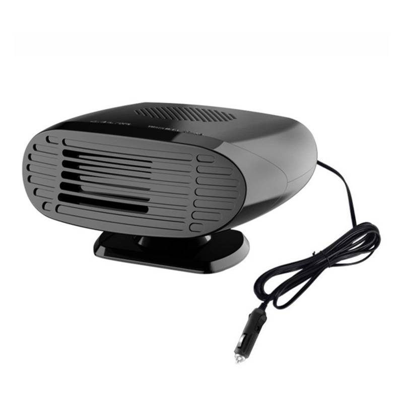 sibulv 1. 2V 150W. Auto Heizung Kühler Lüfter Winter Auto Fenster Demister Defroster Kompakte Größe 360 ​​° Rotation Schnelle Heizteile Tragbare Mini Beheizte Autoteile(12V Black) von sibulv