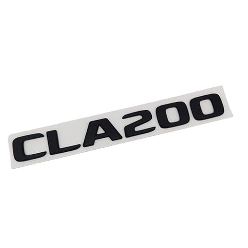 sibulv 3D ABS Black Letters for Car Trunk Badge 4MATIC Emblem Sticker for Mercedes CLA200 CLA220 CLA260 CLA43 AMG C117 W117 Accessories(CLA200,Matte Black) von sibulv