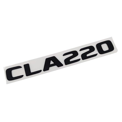 sibulv 3D ABS Black Letters for Car Trunk Badge 4MATIC Emblem Sticker for Mercedes CLA200 CLA220 CLA260 CLA43 AMG C117 W117 Accessories(CLA220,Matte Black) von sibulv