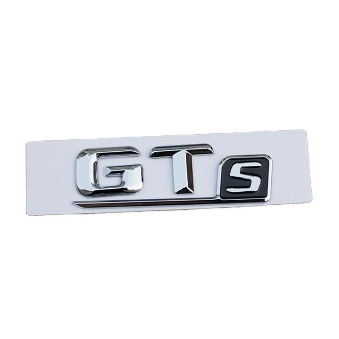 sibulv 3D Chrome GTs Letters Car Trunk Badge Emblem Decal Sticker for AMG GT Sport von sibulv