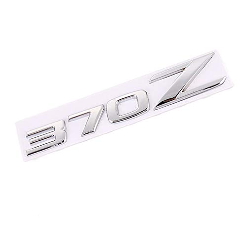 sibulv 3D Metal Car Stickers Rear Logo Emblem Badge Sticker Decals for Nissan 350Z 370Z Fairlady Z Z3 Z34 Car Styling Auto Accessories(Silver 370Z) von sibulv