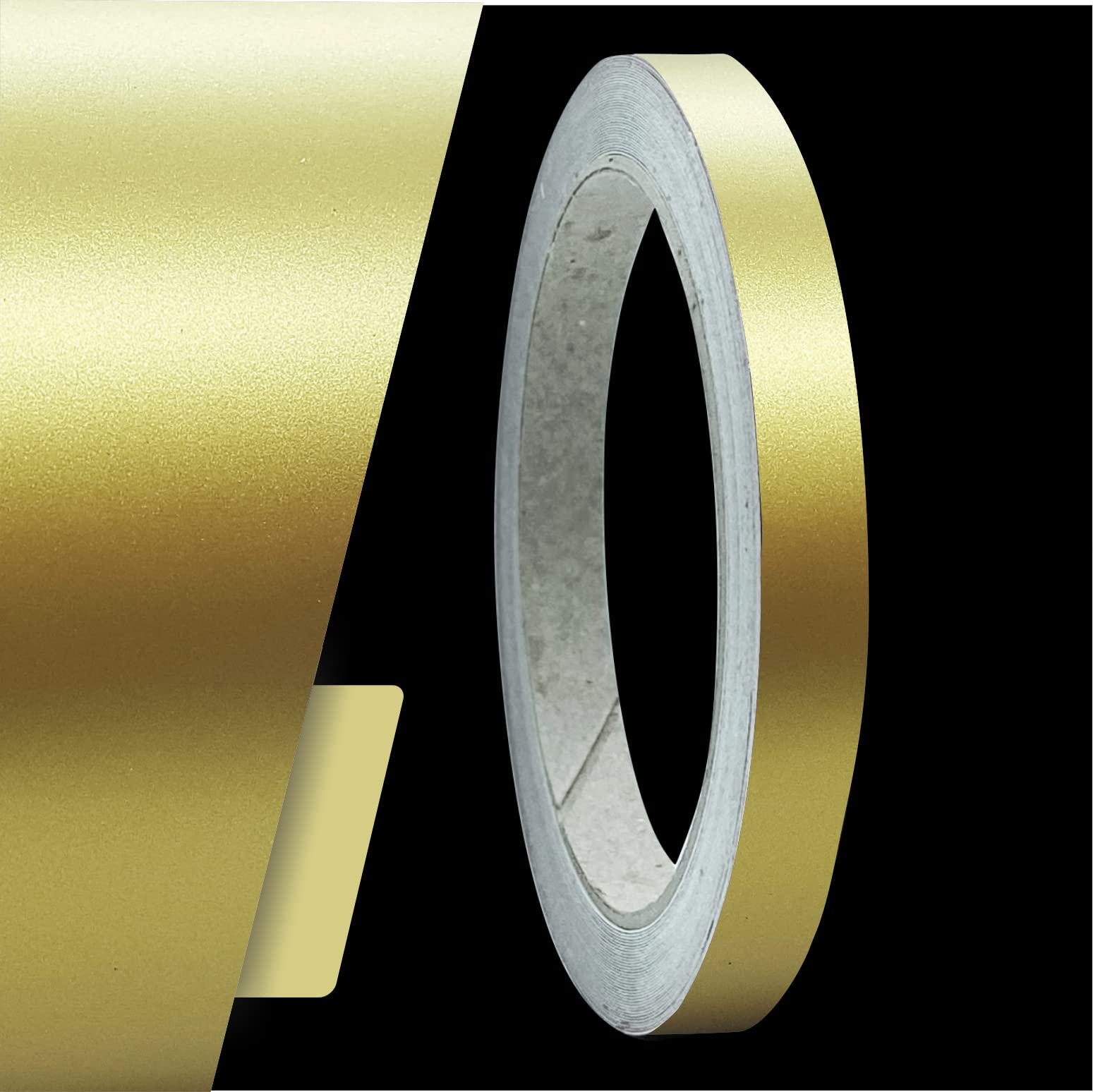 siviwonder Zierstreifen Matt Gold metallic 10mm Aufkleber Länge 10m Auto Boot Klebeband Sticker von siviwonder
