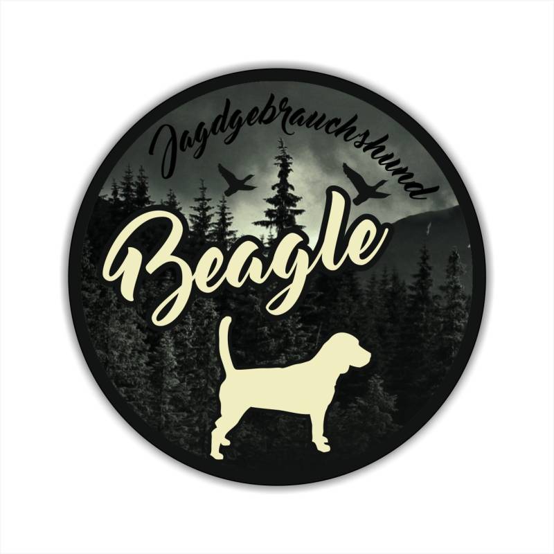 siviwonder Auto Aufkleber JAGDHUND DIGI Beagle Hundeaufkleber Jagd von siviwonder