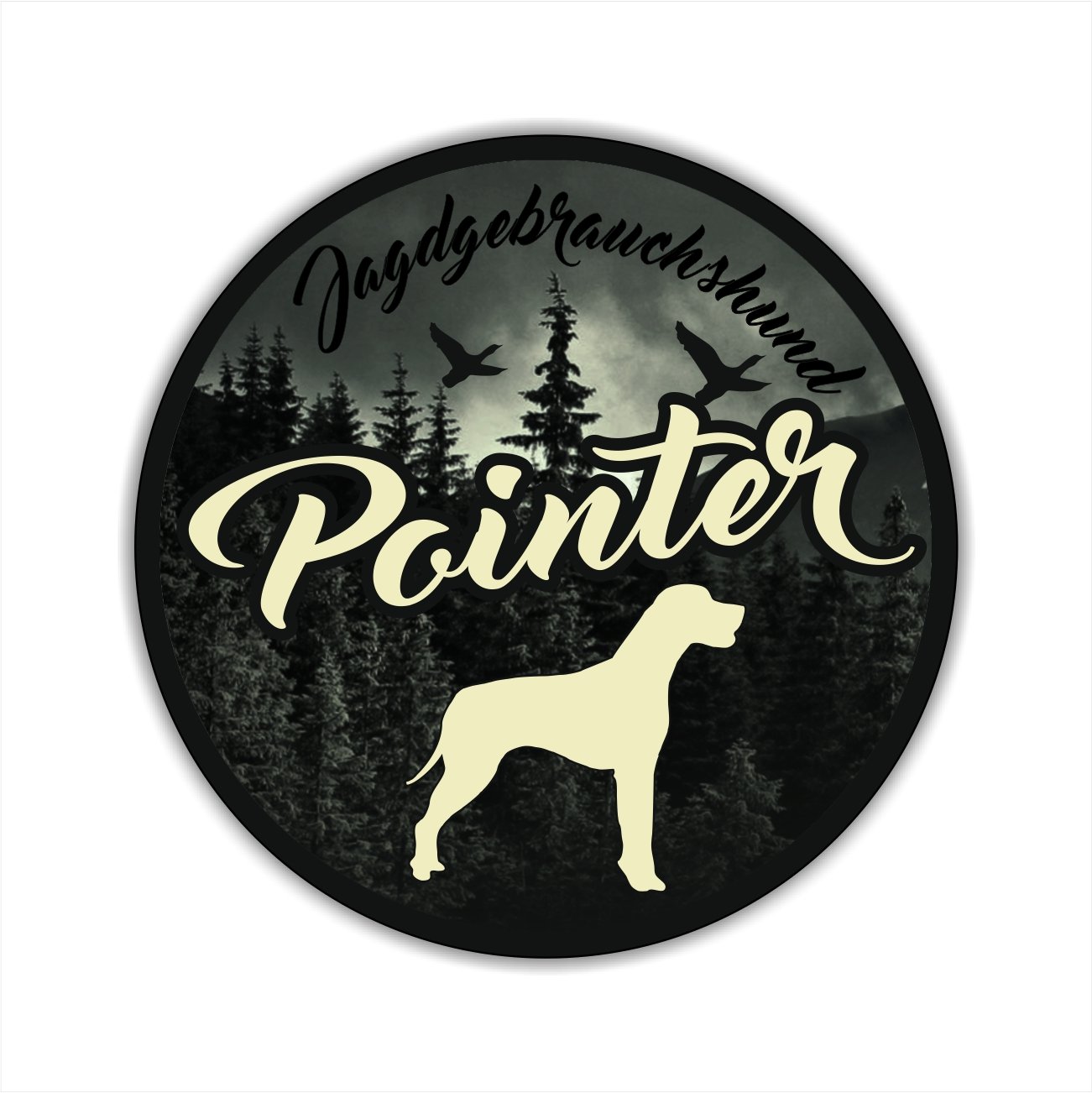 siviwonder Auto Aufkleber JAGDHUND DIGI Pointer Hundeaufkleber Jagd von siviwonder