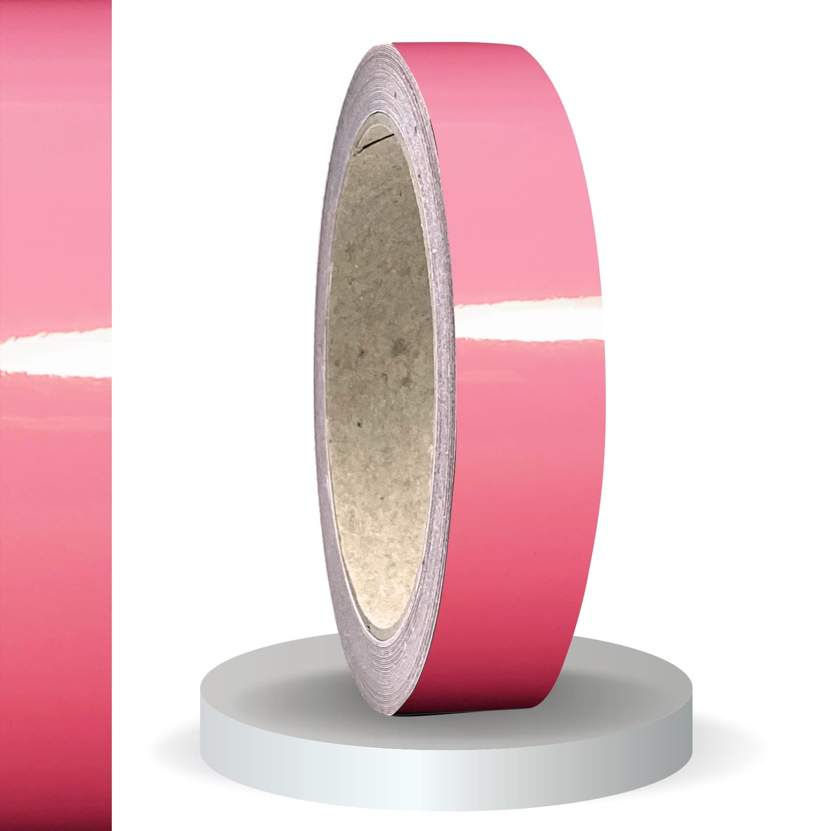 siviwonder Zierstreifen rosa in 20mm 2cm Breite und 10 m Länge Folie Aufkleber für Auto Boot Jetski Modellbau Klebeband Dekorstreifen Hellrosa Rose von siviwonder