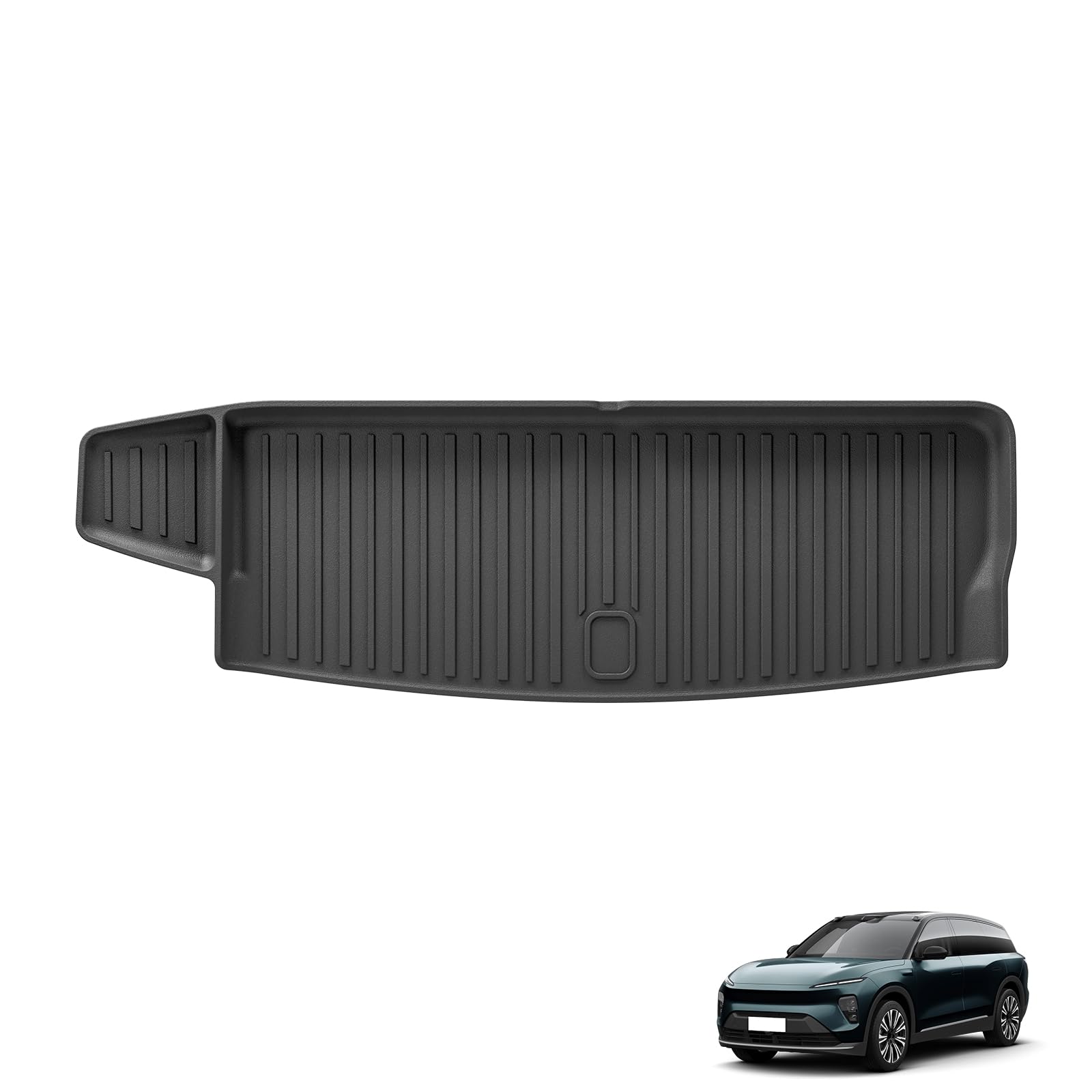 SMABEE Kofferraummatte für NIO EL8 ES8 2023 2024 Cargo Liner Allwetter Schutzmatte Cargo Mat Snowproof TPE Schwarz von smabee