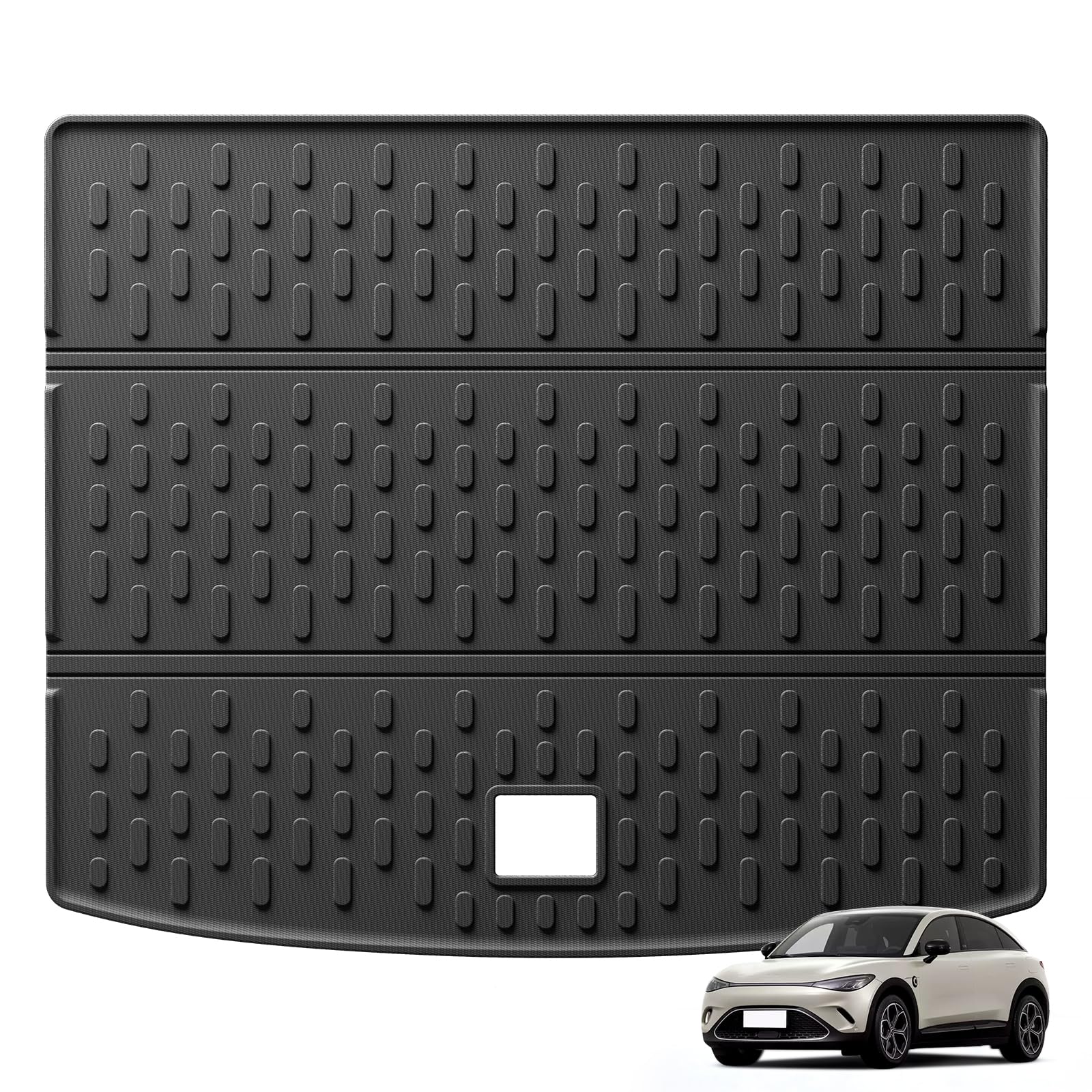 SMABEE Kofferraummatte für Smart #3 2023 2024 2025 Cargo Liner Allwetter Schutzmatte Cargo Mat Snowproof TPE Schwarz von smabee