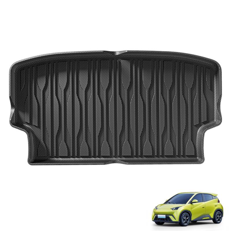 SMABEE Kofferraummatte kompatibel mit BYD Seagull/BYD Dolphin Mini 2023-2025 Cargo Liner Allwetterschutzmatte Cargo Mat Snowproof TPE Schwarz von smabee