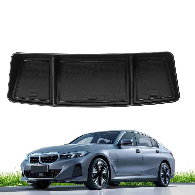 smabee Auto Armaturenbrett Tray für BMW 3er 2023 2024 Mittelkonsole Display Aufbewahrungsbox Versteckte Ablage hinter dem Bildschirm Armaturenbrett Aufbewahrungsbox Zubehör von smabee