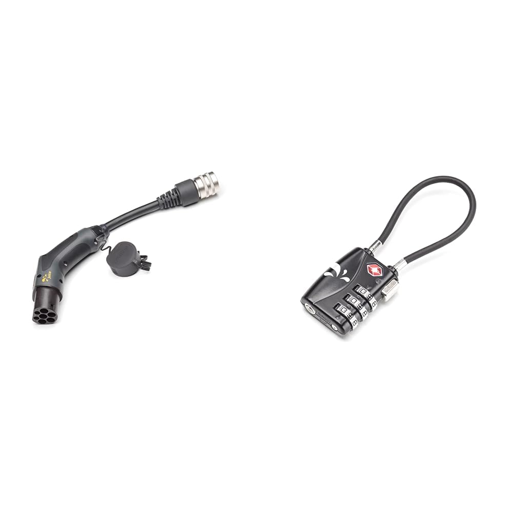 Juice Connector, Typ 2 Ladekabel Adapter für Elektrofahrzeuge & Juice Connector Sicherheitsschloss, Anti-Diebstahl-Adapterschloss von smart Juice