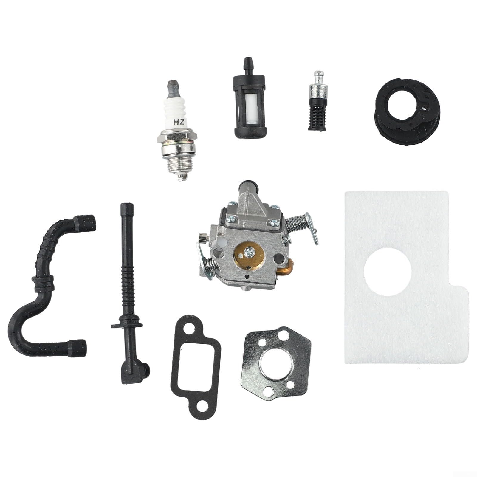 Kettensägen-Vergaser-Set, kompatibel mit MS180C 017 018 Modellen, Luftfilter, Kraftstoffölleitung, Tune-Up-Ersatzteil-Set von snowchecking