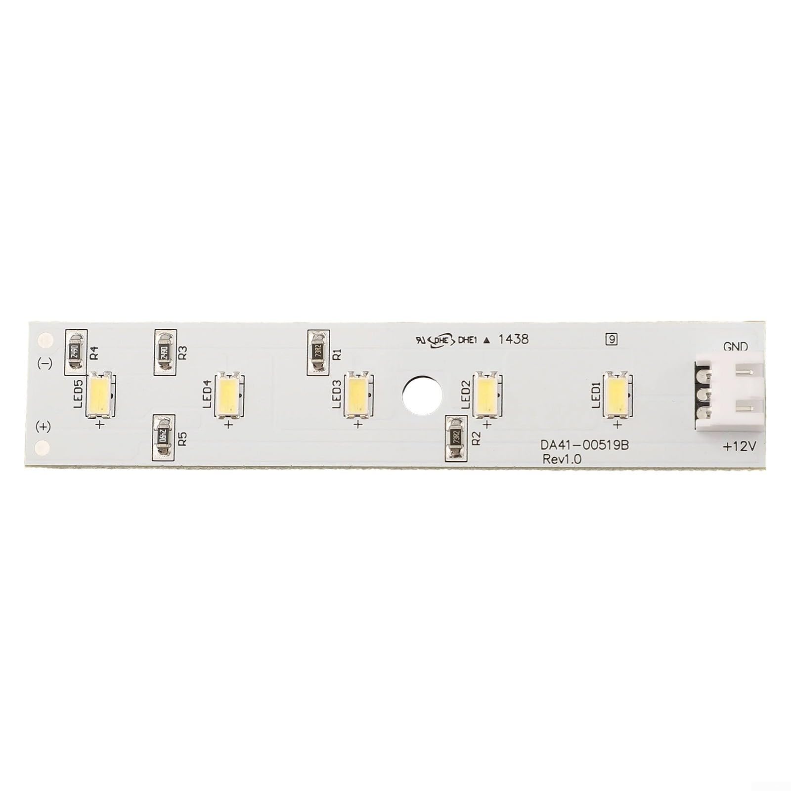 Kühlschrank DA41 00519B Lichtleiste, 12 V, 6 LED-Beleuchtungsstreifen, Kühlschrank-Licht-Ersatzteil, FR4-Material von snowchecking