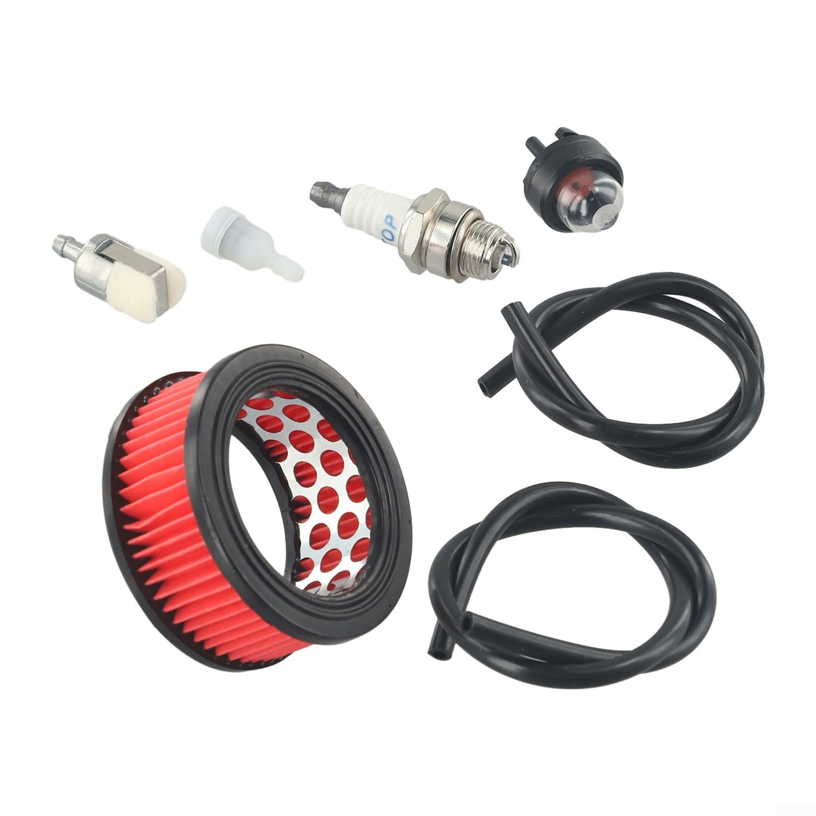 Luftfilter-Kits Kraftstofffilterleitung für Echo CS-370 CS-400 CS-5000 CS-3500 Kettensägen-Ersatzteile 13030039730 mit Kraftstofffilter-Funken von snowchecking