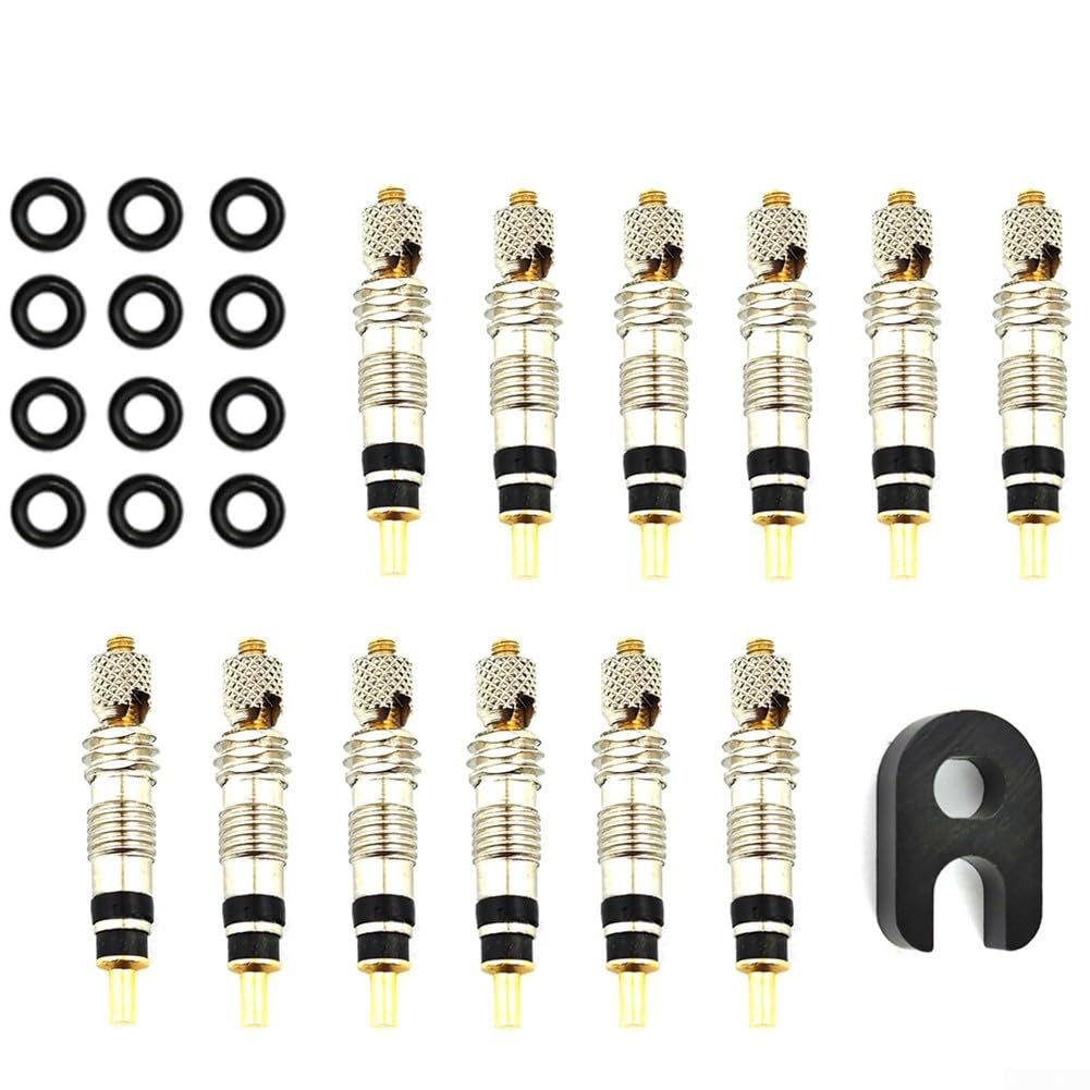 Reparaturzubehör für Rennräder, Presta-Ventil, 12 Stück, 2612 Stück von snowchecking
