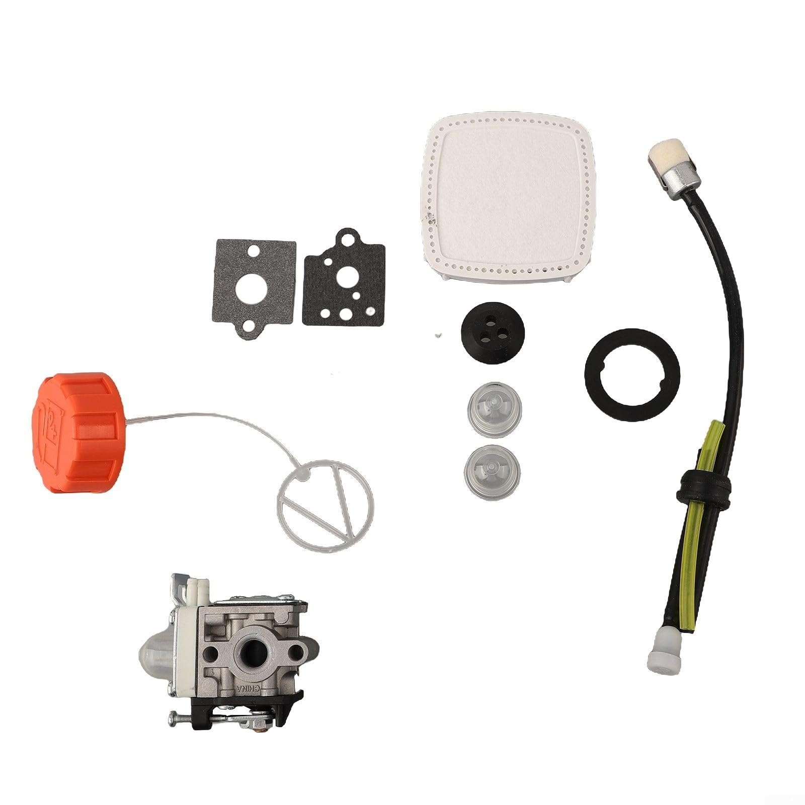 Snowchecking Vergaser-Set für PB-2520 Gebläse mit Luftfilter und Kraftstoffleitung, Rasenmäher-Ersatzteile, Vergaserersatz, einfache Wartung von snowchecking