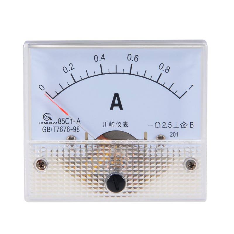 sourcing map 1 Stk. Amperemeter Ampere Prüfgerät 85C1-A Analog Stromanzeigegerät DC 1A DE von sourcing map