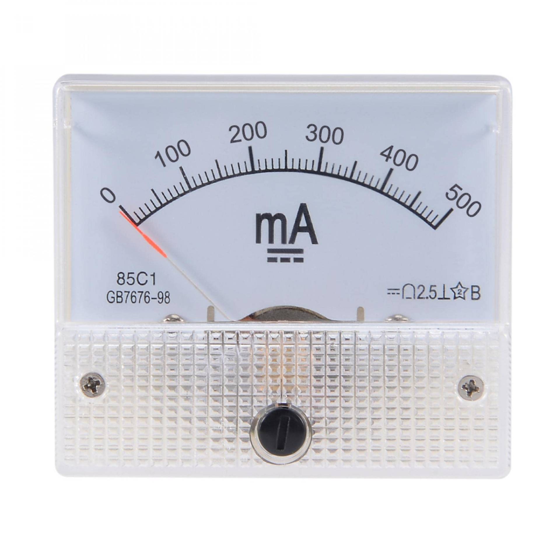 sourcing map 1 Stück 85C1 Analog Stromanzeiger Meter DC 500mA Amperemeter Ampere Prüfgerät DE de von sourcing map