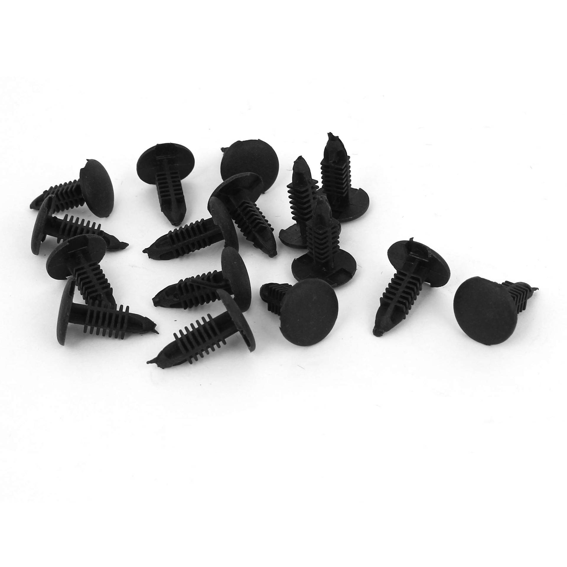 sourcing map 16 Stück Nylon Spreiznieten Stoßstange Befestigung Clip 5mm x 5mm x 16mm von uxcell