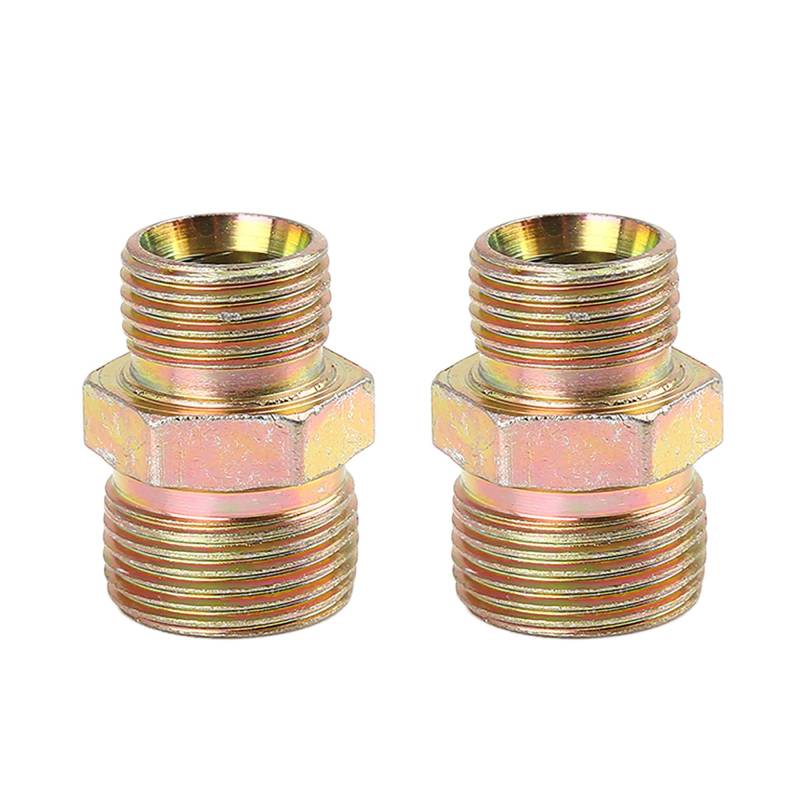 sourcing map 2 STK. M18 x 1,5 mm auf M22 x 1,5 mm, Gerade Adapter für Luftrohrfitting von X AUTOHAUX